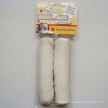 Produits pour animaux de compagnie 5 &quot;White Puffy Roll Dog Food